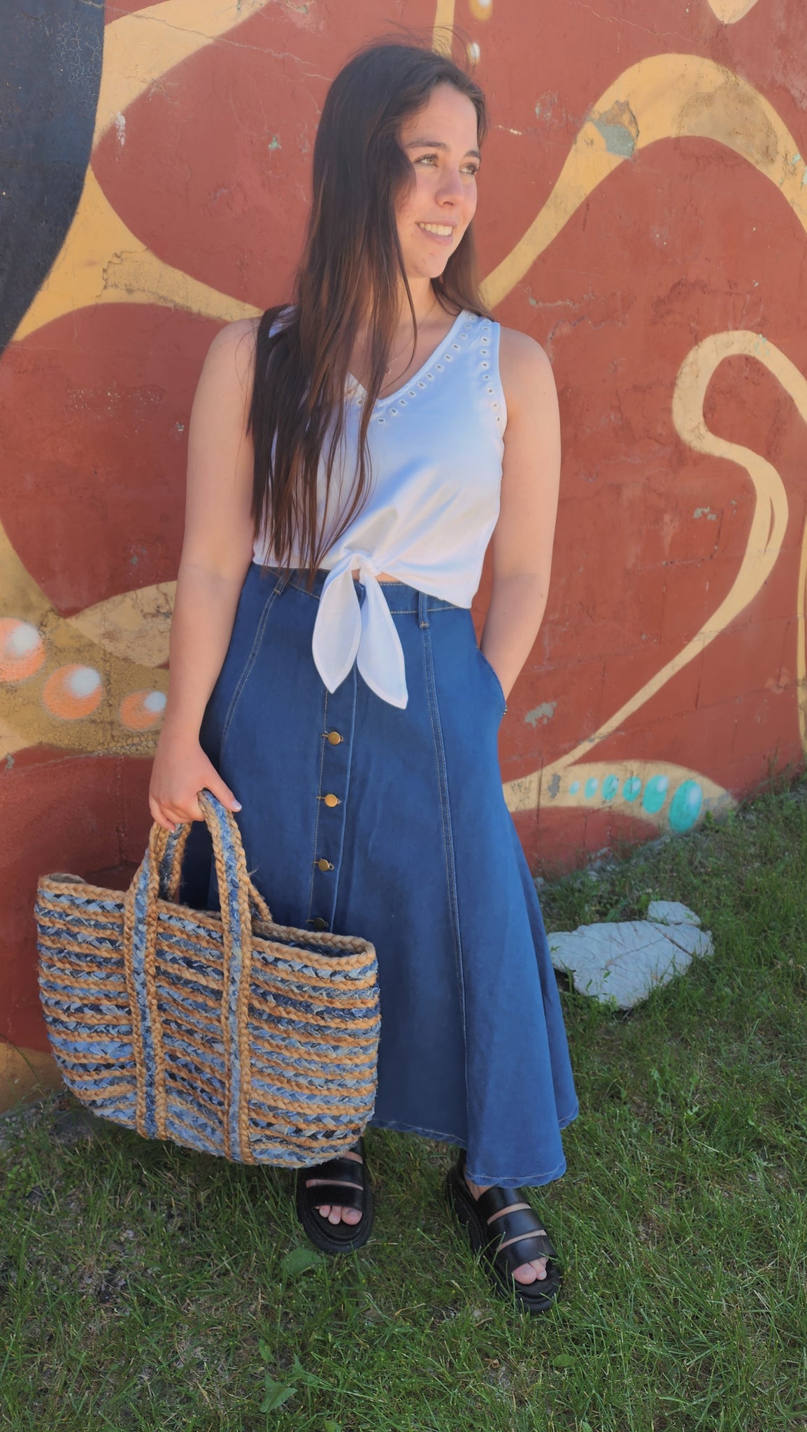 Erica Bunker | DIY Style! The Art of Cultivating a Stylish Wardrobe:  Inspired by Pinterest: Denim shirt + Leopard skirt